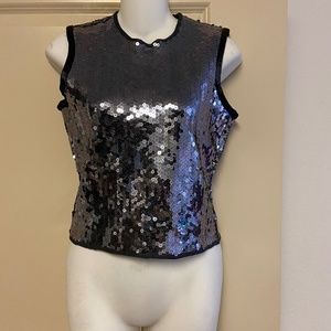 RALPH Ralph Lauren sequin evening top, Size S, NWOT